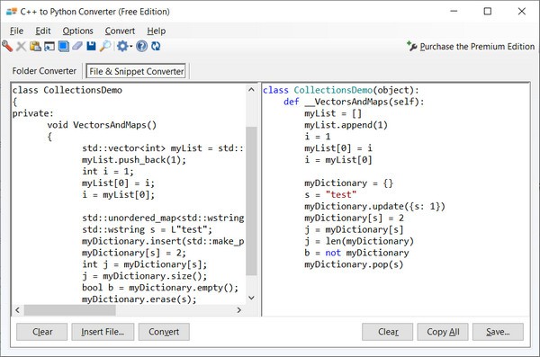 C++ to Python Converter(C++到Python转换器)v1.0.0.0官方版